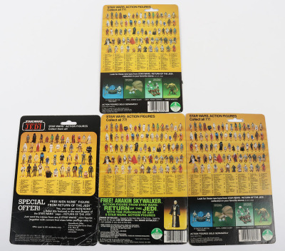 Ten Vintage Star Wars Card backs for loose action figures Kenner Palitoy Kenner. - 4