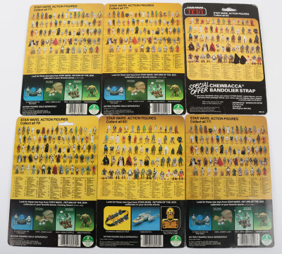 Ten Vintage Star Wars Card backs for loose action figures Kenner Palitoy Kenner. - 2