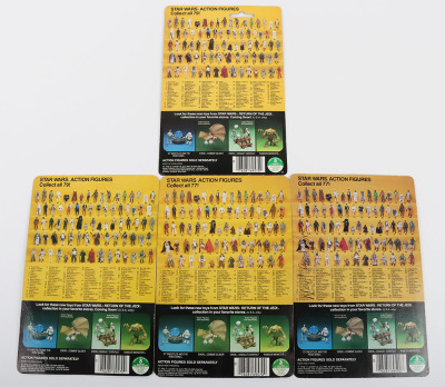 Ten Vintage Star Wars Card backs for loose action figures Kenner Palitoy Kenner. - 4