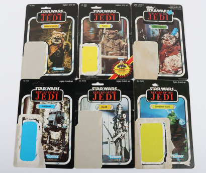 Fourteen Vintage Star Wars Card backs for loose action figures Kenner Palitoy Kenner.