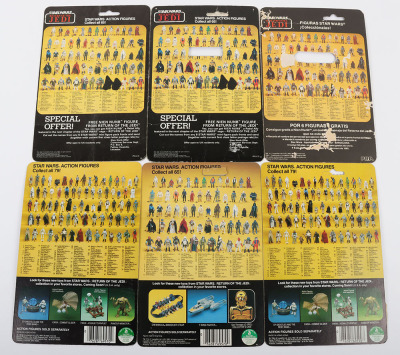 Fourteen Vintage Star Wars Card backs for loose action figures Kenner Palitoy Kenner. - 4