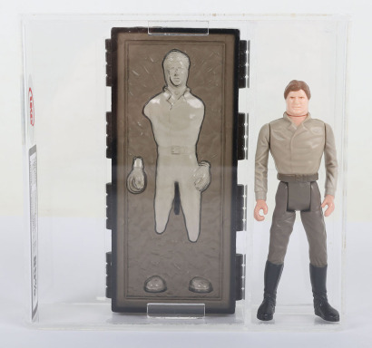 Vintage Star Wars Han Solo Last 17 Carbonite Graded 85% UKG Action Figure 1985.