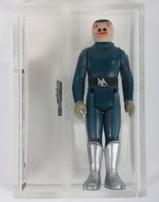 Scarce Vintage Star Wars Blue Snaggletooth Graded U85% UKG Action Figure 1978.