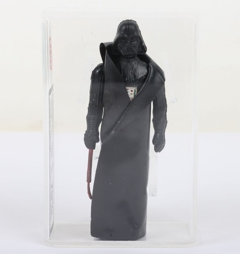 Scarce Vintage Star Wars Polish Bootleg 80s Darth Vader Graded UKG 75% Action Figure.