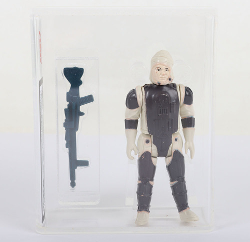 Vintage Star Wars PBP Dengar Purple Armour Graded 80% UKG Action Figure 1980.