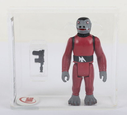 Vintage Star Wars PBP Snaggletooth Graded 80% UKG Action Figure 1978.