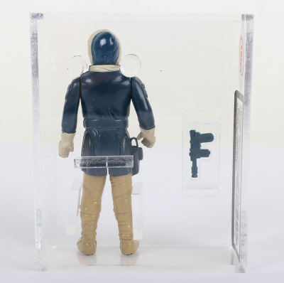 Vintage Star Wars PBP Pink Face Han Solo Hoth Graded 80% UKG Action Figure 1980. - 3