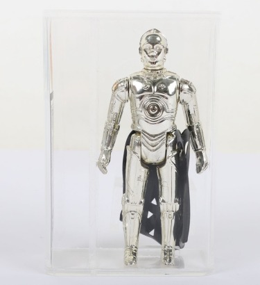 Vintage Star Wars C-3PO Removable Limbs Graded 90% Gold UKG Action Figure 1982.