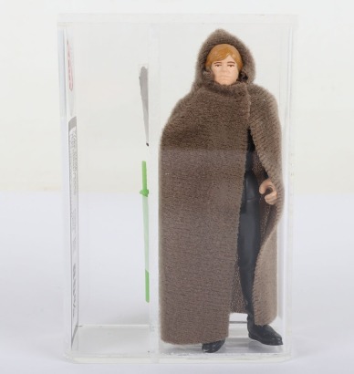 Vintage Star Wars Luke Skywalker Jedi Knight Graded 85% UKG Action Figure 1983.