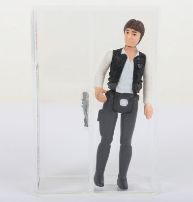 Vintage Star Wars Han Solo Graded 85% UKG Action Figure 1977.