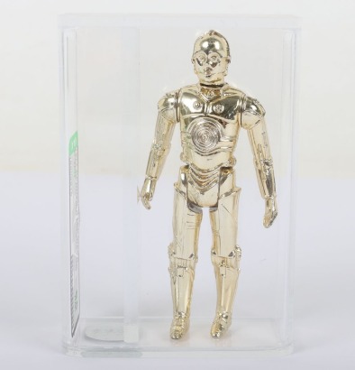 Vintage Star Wars C-3PO Graded 85 AFA Action Figure 1977.
