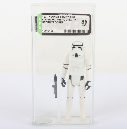 Vintage Star Wars Stormtrooper Graded 85 AFA Action Figure 1977.