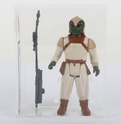 Vintage Star Wars Klaatu Skiff Graded 85% UKG Action Figure 1983.
