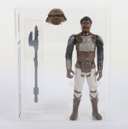 Vintage Star Wars Lando Calrissian Skiff Graded 85% UKG Action Figure 1982.