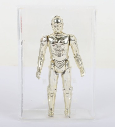 Vintage Star Wars C-3PO Graded 80% UKG Action Figure 1977.