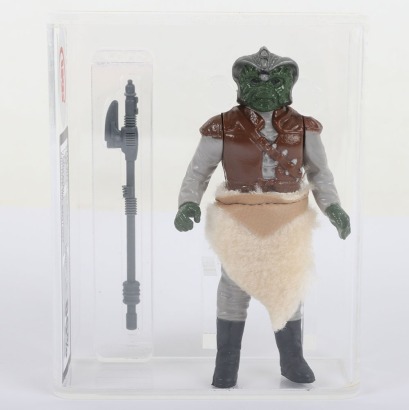Vintage Star Wars Klaatu Thick Skirt Graded 85% UKG Action Figure 1983.