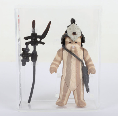 Vintage Star Wars Logray Graded 85% UKG Action Figure 1983.