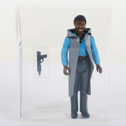 Vintage Star Wars Lando Calrissian Graded 85% UKG Action Figure 1980.