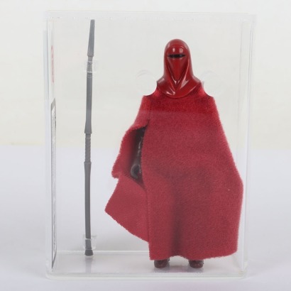 Vintage Star Wars Emperor&rsquo;s Royal Guard Graded 85% UKG Action Figure 1983.