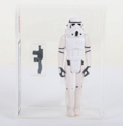 Vintage Star Wars Stormtrooper Graded 85% UKG Action Figure 1977.