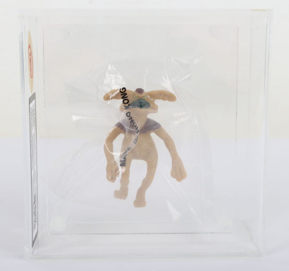 Vintage Star Wars Salacious Crumb Baggie Graded 95% Gold UKG Action Figure 1983.