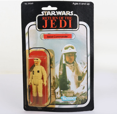 Vintage Star Wars Return of the Jedi Rebel Commander Kenner Original Carded Moc Action Figure.
