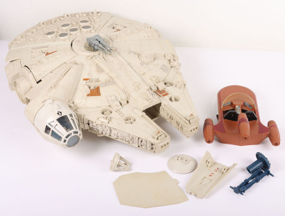Two Vintage Star Wars Loose Vehicles Kenner.