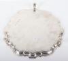 A George II silver salver, John Carter, London 1732 - 4