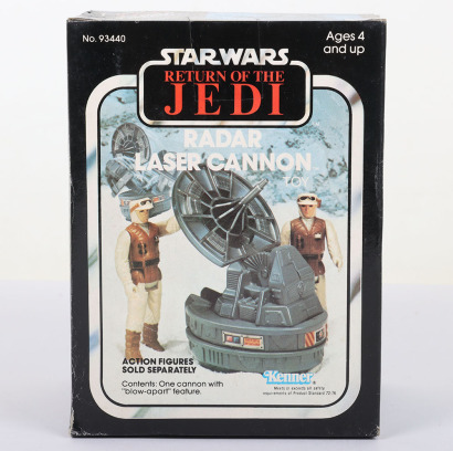Vintage Star Wars Return of the Jedi Radar Laser Cannon Mini Rig boxed Kenner.