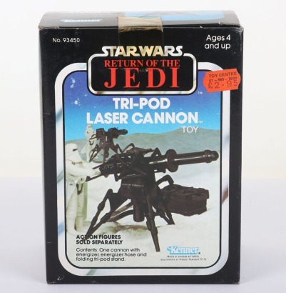 Vintage Star Wars Return of the Jedi Tri-Pod Laser Cannon Mini Rig boxed Kenner.