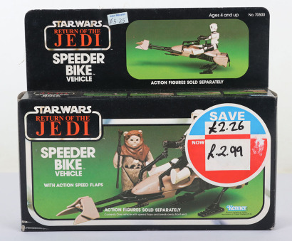 Vintage Star Wars Return of the Jedi Speeder Bike boxed Kenner.