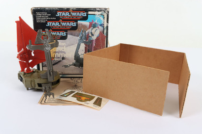 Scarce Vintage Star Wars One Man Sand Skimmer Vehicle Mini-Rig Power of the Force boxed.