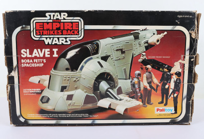 Vintage Star Wars The Empire Strikes Back Slave One Boba Fett&rsquo;s Spaceship Boxed Palitoy.