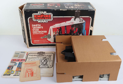 Vintage Star Wars Darth Vader&rsquo;s Star Destroyer Action Playset boxed Kenner.