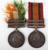 Boer War Medal Pair 13th Hussars