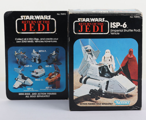 Vintage Star Wars Return of the Jedi ISP-6 Mini Rig vehicle boxed Kenner.