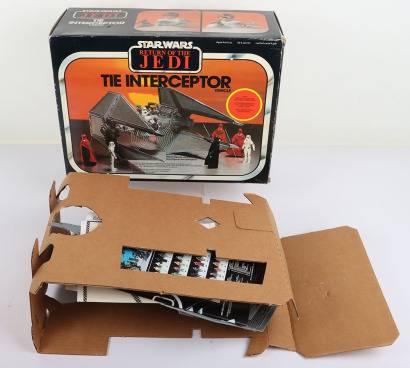 Vintage Star Wars Return of the Jedi Tie Interceptor Boxed Meccano.