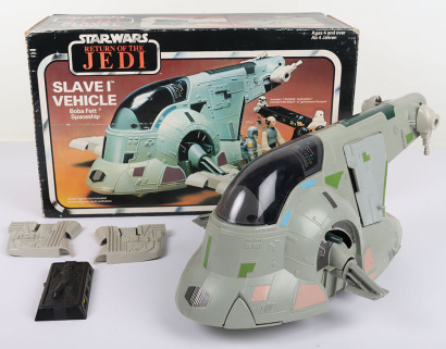 Vintage Star Wars Return of the Jedi Slave One Boxed Palitoy.