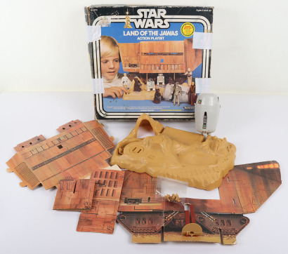 Vintage Star Wars Land of the Jawas Action Playset Kenner boxed.