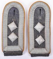 Matched Pair of Luftwaffe Flight Section Oberfeldwebel Tunic Shoulder Boards