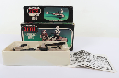 Vintage Star Wars Return of the Jedi Speeder Bike Boxed Kenner.