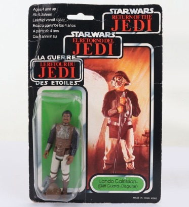 Vintage Star Wars Lando Calrissian Original Carded Moc Action Figure Tri-Logo Palitoy.