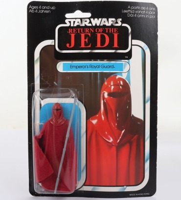 Vintage Star Wars Return of the Jedi Emperor&rsquo;s Royal Guard Palitoy Original Carded Moc Action Figure.