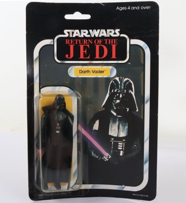 Vintage Star Wars Return of the Jedi Darth Vader Palitoy Carded Moc Action Figure.