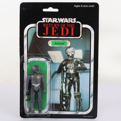 Vintage Star Wars Return of the Jedi Zuckuss Palitoy Carded Moc Action Figure.