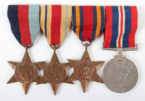 Scarce WW2 Indian Parachute Battalion Campaign Medal Group of Four