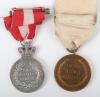 Denmark King Christian Liberation (Pro Dania) Medal and Documents Bestowed on a British Subject - 2