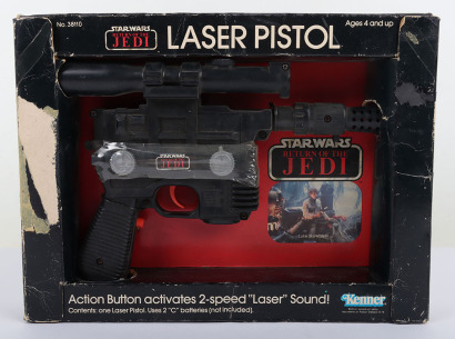 Vintage Star Wars Return of the Jedi Laser Pistol Boxed Kenner.