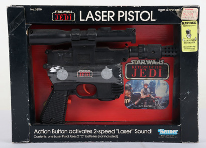 Vintage Star Wars Return of the Jedi Laser Pistol Boxed Kenner.