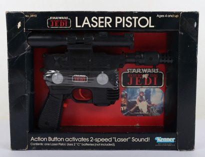 Vintage Star Wars Return of the Jedi Laser Pistol Boxed Kenner.